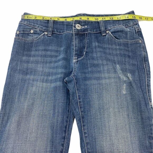 Ana A New Approach Modern Fit Cuff Distress Jean 4 - Picture 3 of 10